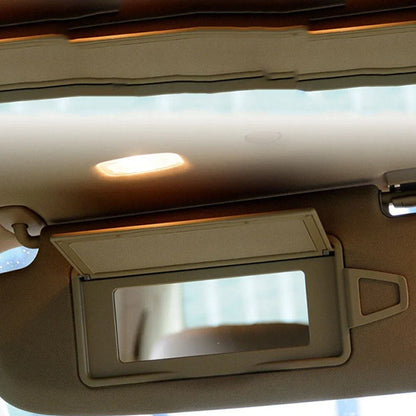 Gray Left Side Sun Visor Mirror Frame Cover for 1998-2005 Benz S-Class W220