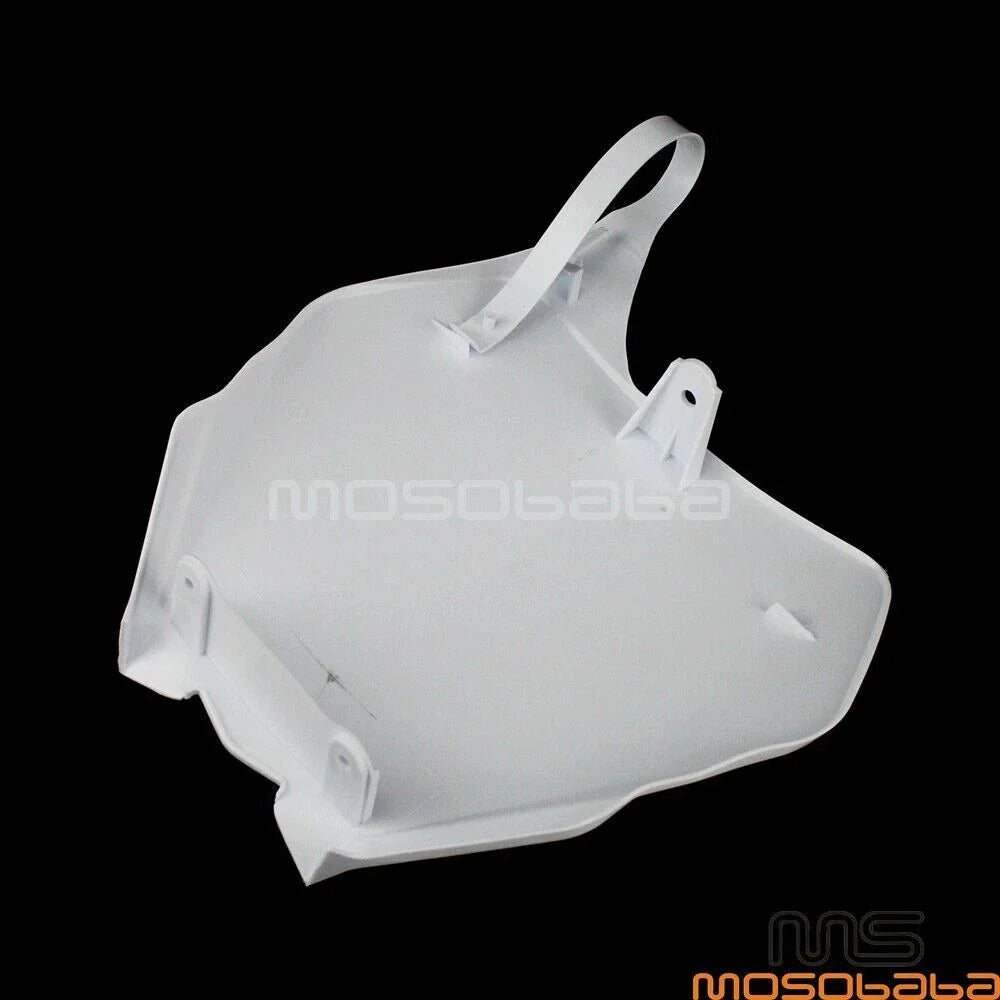 White Front Number Plate for Yamaha YZ 125 250 250F 450F WR250F WR450F