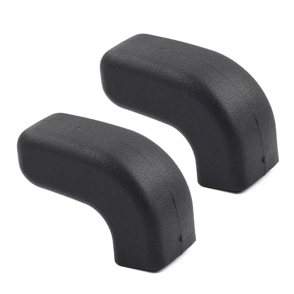 Black Front Bumper Tow Hook Cover for Jeep Wrangler JK JL JT (2007-2023)