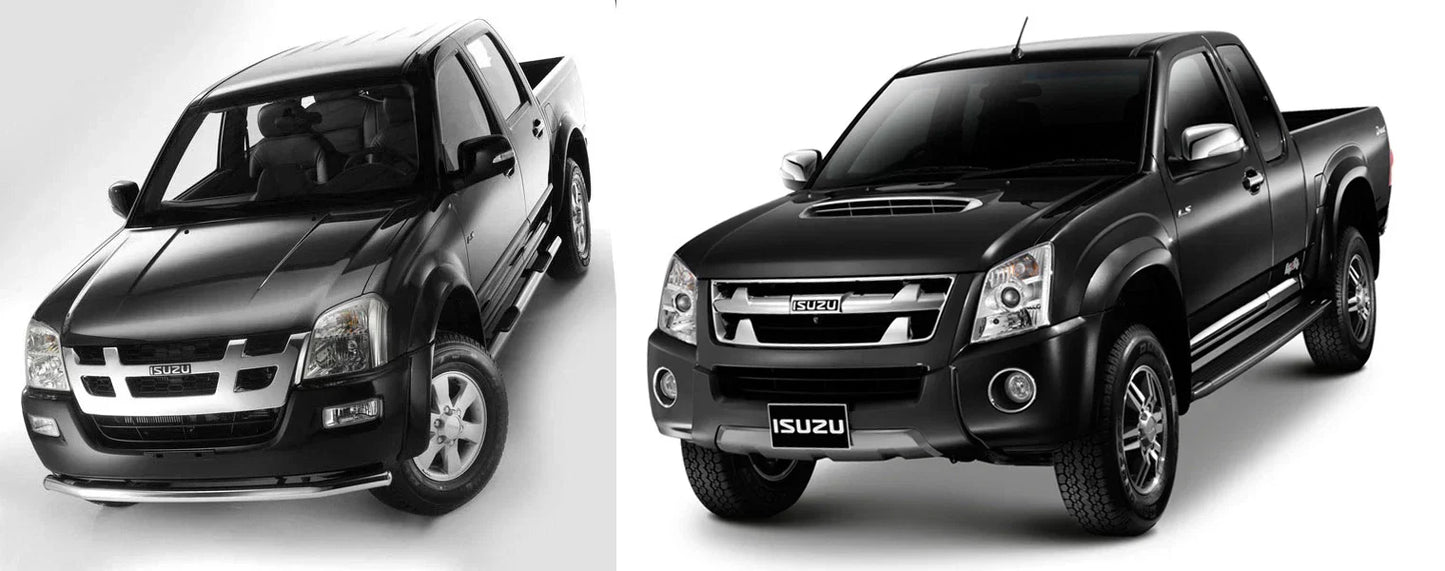 Inner Door Handles Chrome for Isuzu D-Max (2002-2011) - 2 x Interior Parts