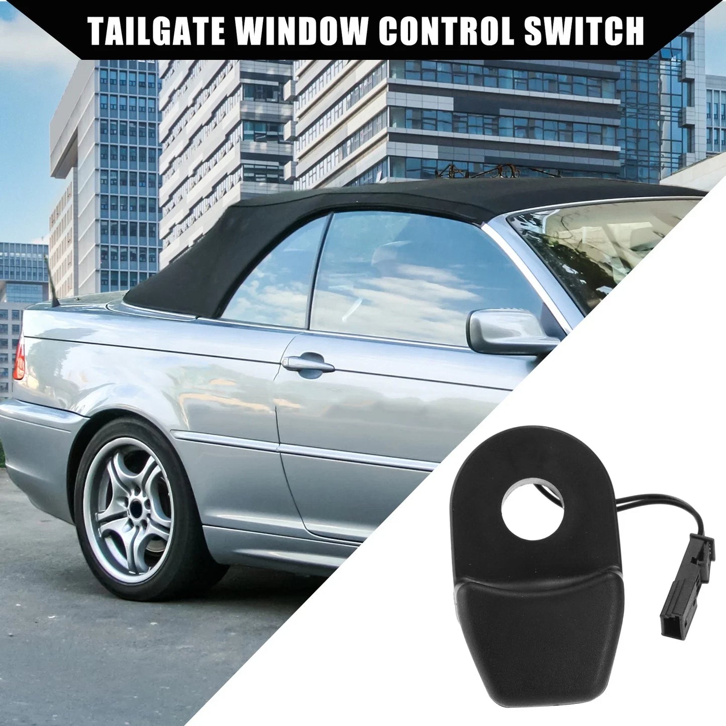 Tailgate Window Switch for BMW E46 E91 E61 Durable 1 Pcs