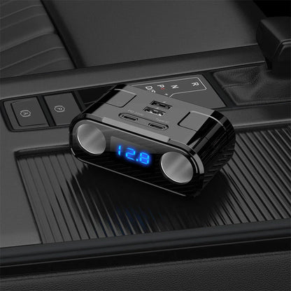 60W Intelligent Cigarette Lighter Charger for Car & Truck (12-24V)