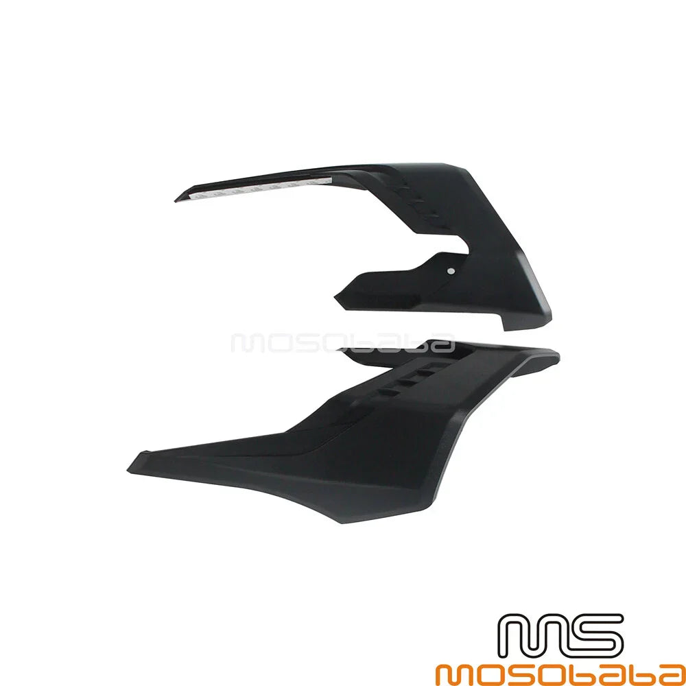 Black Fairing Winglets  Side Fin Trim Covers for Honda CB650R (2018-2024)