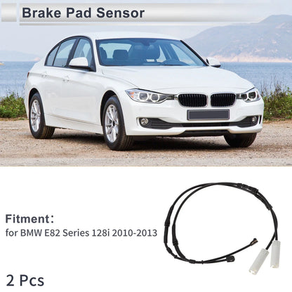Front/Rear Wheel Brake Pad Wear Sensor for BMW E82 128i