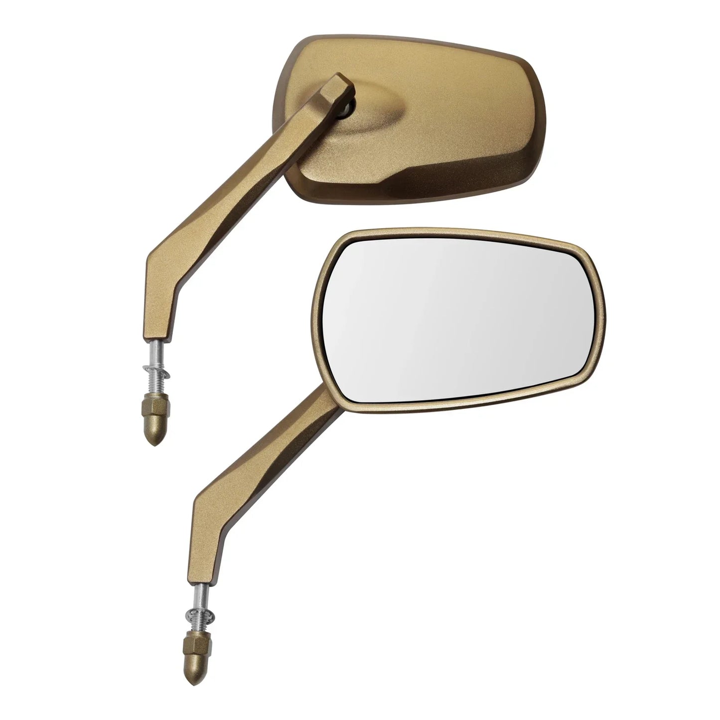Gold Rear-View Mirrors for Harley Touring Electra Road King Glide (1982-2024)