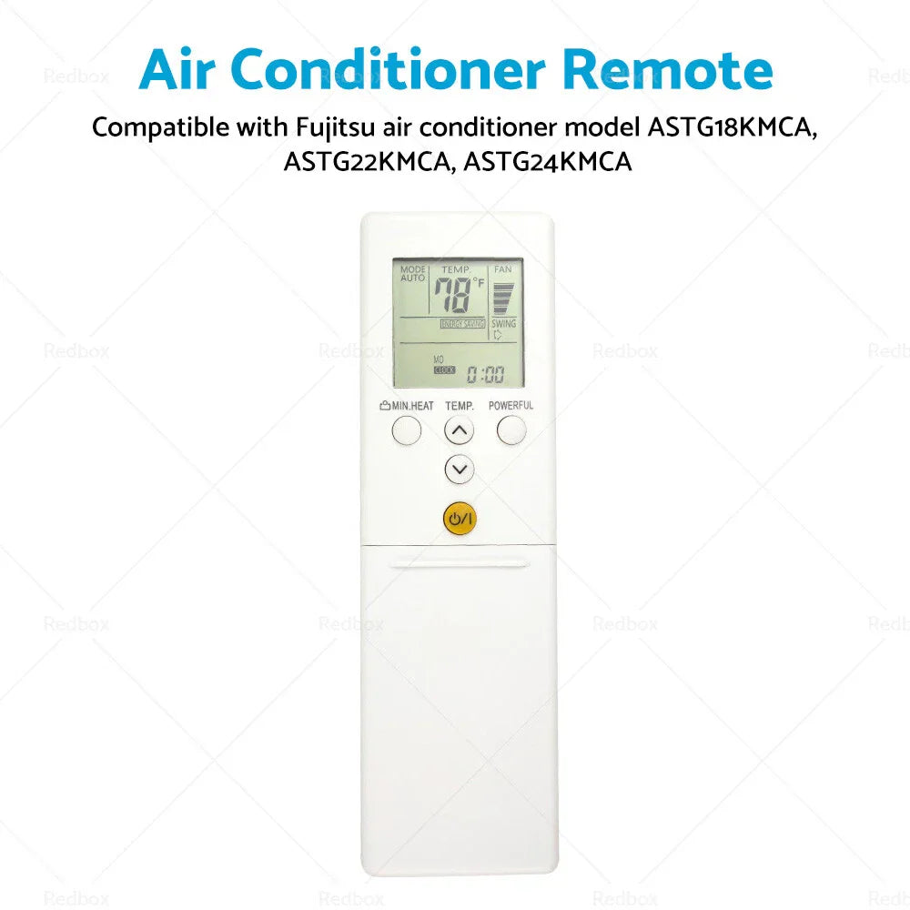 A/C Remote Replacement for Fujitsu ASTG18KMCA ASTG22KMCA ASTG24KMCA