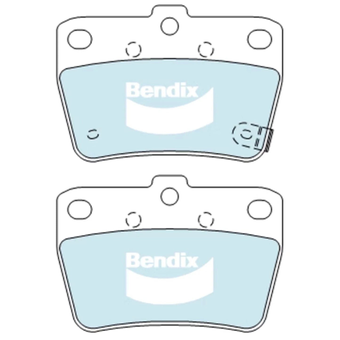 / 4WD / Rear Disc Brake Pad Set for RAV4 (1994–2005)