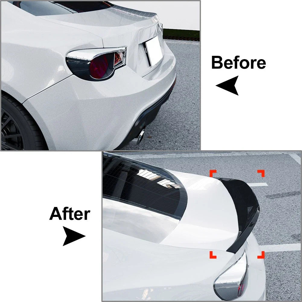 Glossy Black Rear Trunk Spoiler Wing for Subaru BRZ, Scion FR-S (2013-2020)