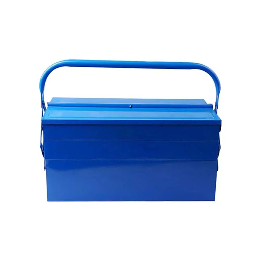 16 Inch Metal Tool Box Portable Cantilever Steel Chest Cabinet 5-Tray