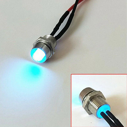 Indicator Light / 8mm 12V / LED Lamp Bulb for Car