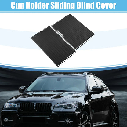 Set Center Console Cup Holder Slide Cover for BMW X5 (2007-2013)