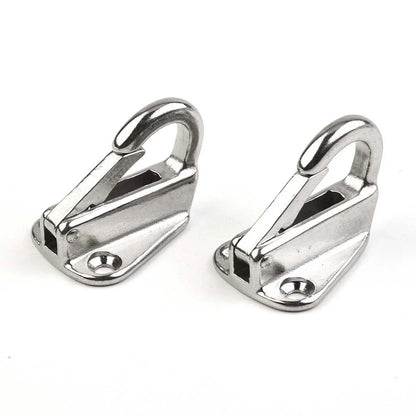 2 x Marine 316 SS Spring Snap Hook Fender Hardware