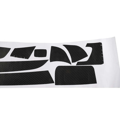 3D Carbon Fiber Pattern Interior DIY Trim Decals for BMW X5 (2007–2013)