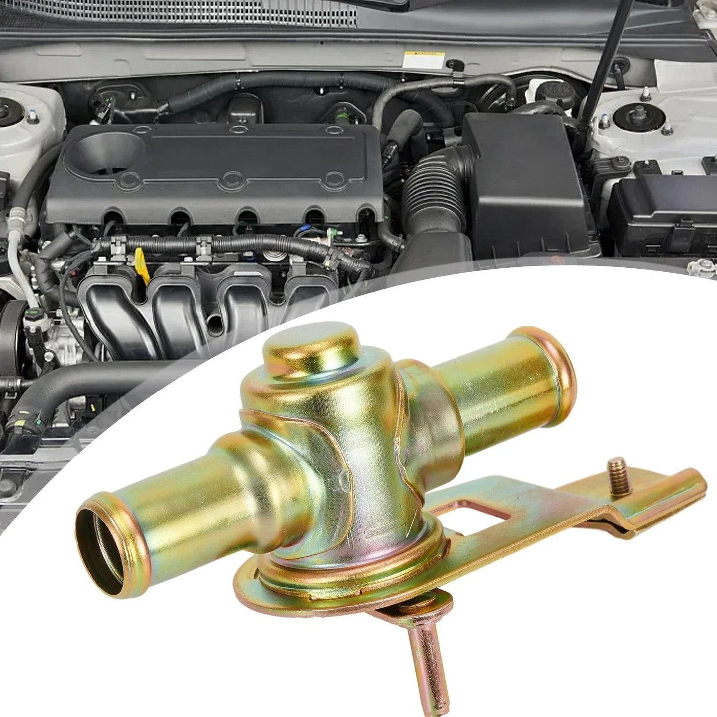Heater Tap Valve / 16mm (5/8) / Cable Type Inline for Car Hot Rod