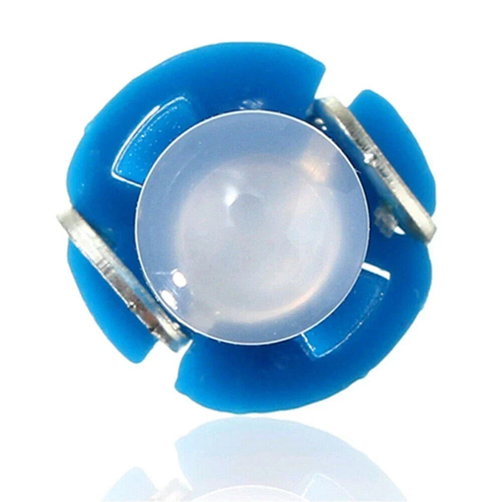 10 x Blue T3 Neo Wedge LED Bulbs for Car