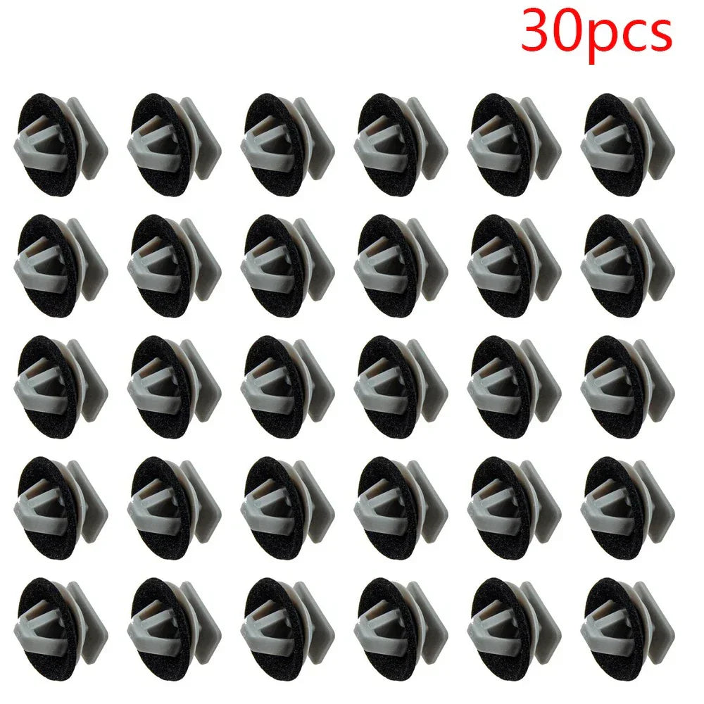 30 Pcs Front Door Side Lower Molding Trim Clips for Mazda