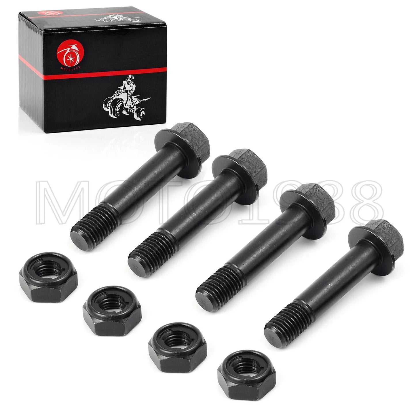 4PACK Front Shock Bolt & Lock Nut for Raptor 700 YFM700 YFM700R (2006–2020)