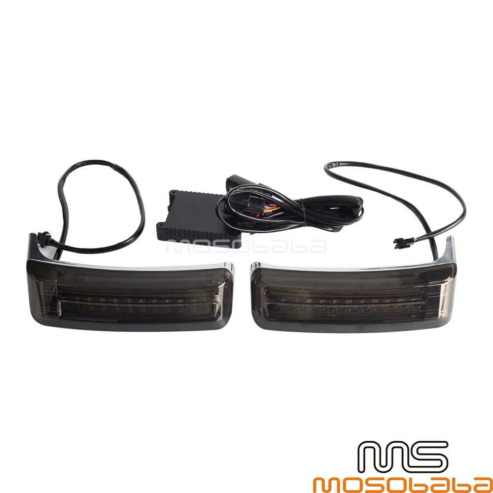LED Saddlebag Running Brake Turn Signal Lights for Harley Touring FLTRXST (14-Up)
