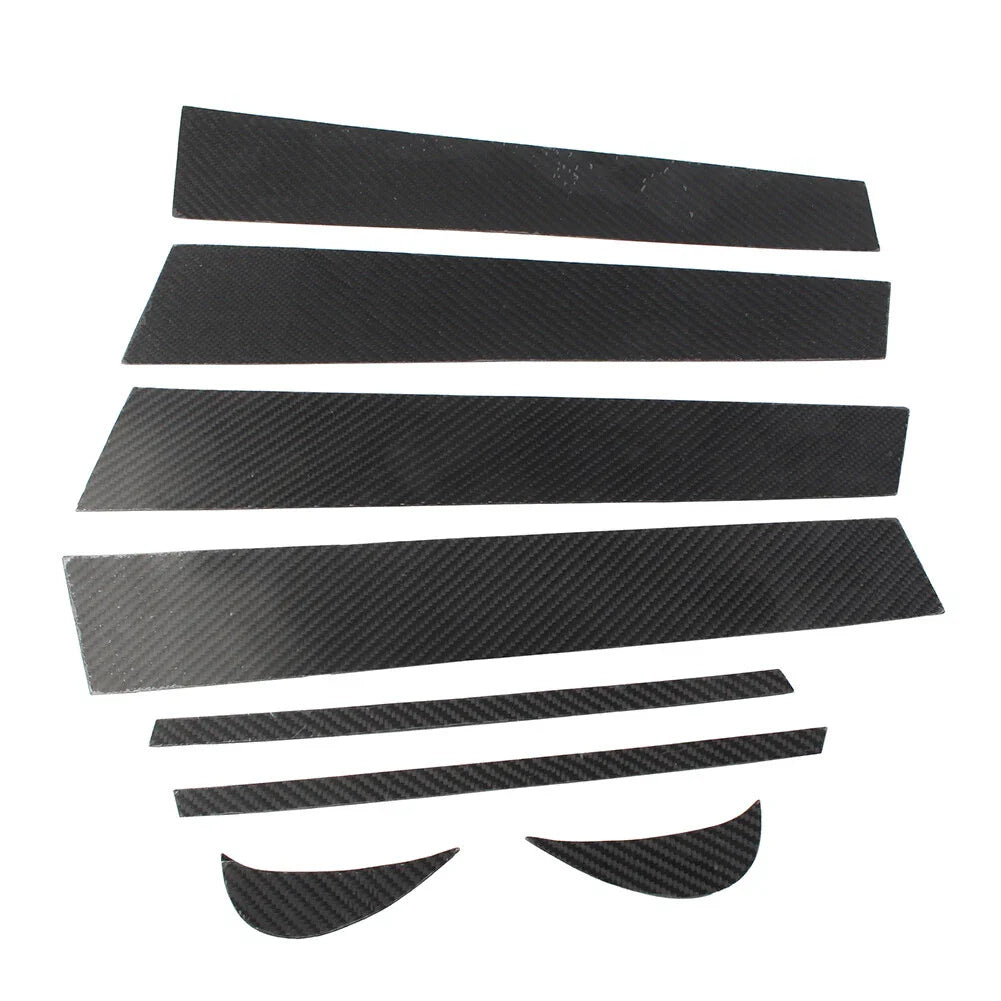8 Pcs Door Window B Pillar Post Cover Trim for Toyota Camry (2018-2021)