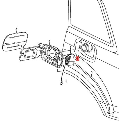 Fuel Filler Flap for Audi A1/A3/A4 (2011–2020)