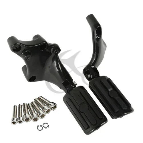 Black Rear Footpeg Mount Bracket for Harley Sportster (2014-2022)