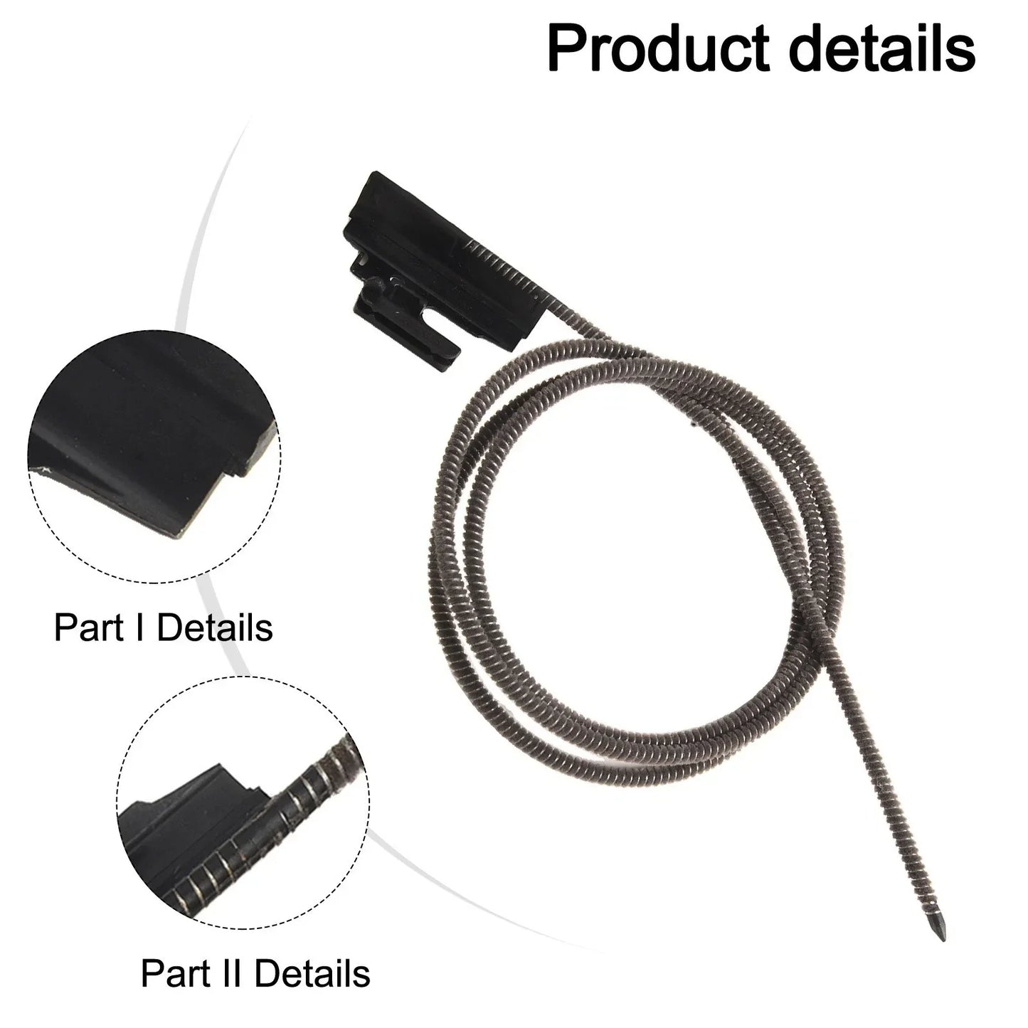 2 x Black Plastic Sunroof Glass Cables for BMW Mini Cooper