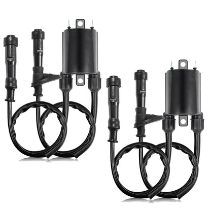 2 x Ignition Coil And Spark Plug Cap for Honda Shadow Aero VT750 (2004–2019)