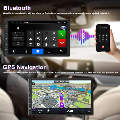 7" Car Stereo Radio Wireless Carplay Android Auto for Toyota Hilux (1989-2004)