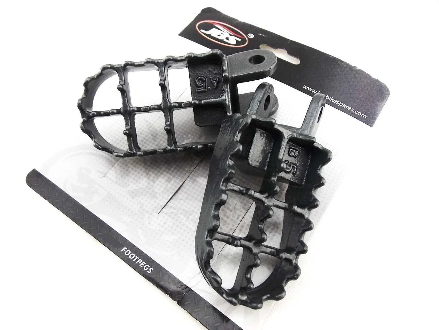 Steel Foot Pegs for Honda CR80 (1996-2002) - Left & Right Pair