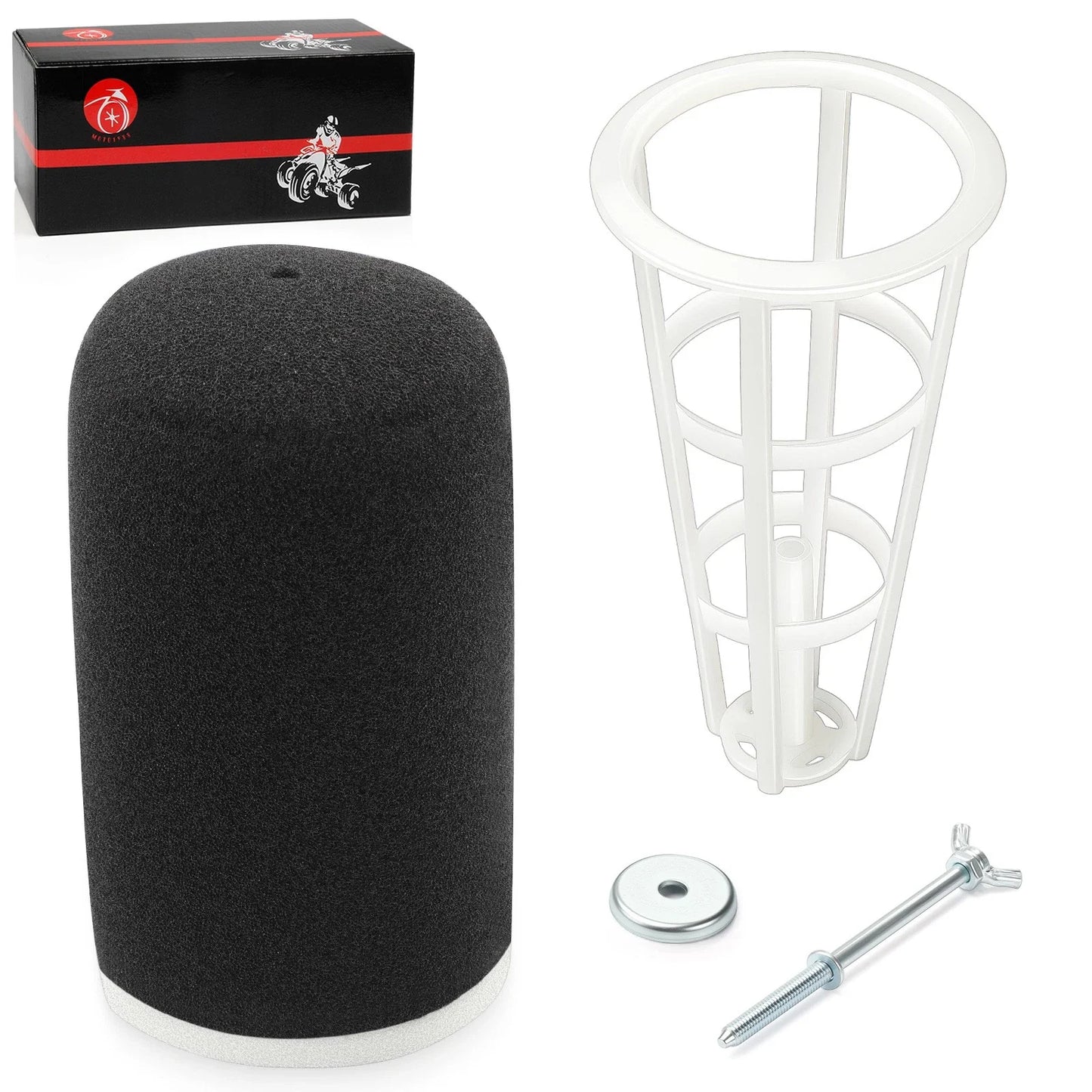 Air Filter Cleaner & Guide Cage Bolt Kit for Yamaha Raptor 700 (2006–2024)