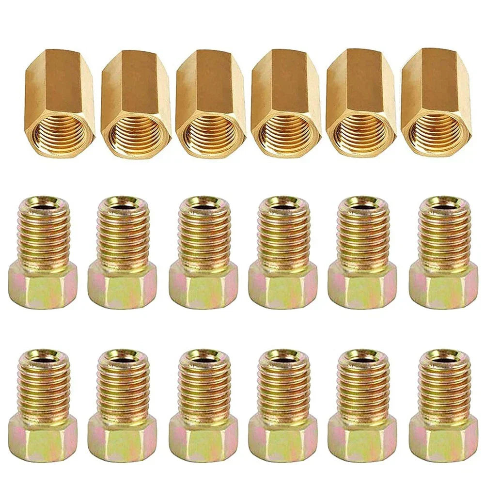 Brake Pipe Fitting Nuts 18pcs