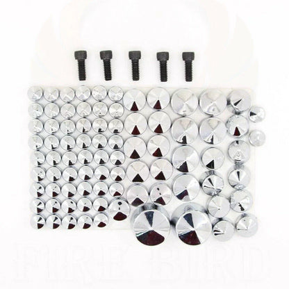 Chrome Bolt Topper Cover Caps for Harley Twin Cam Softail (2007-2013)