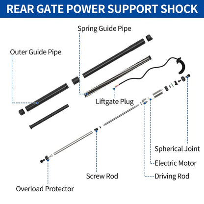 Rear LH Tailgate Power Lift Support for Hyundai Santa Fe (2015-2018)