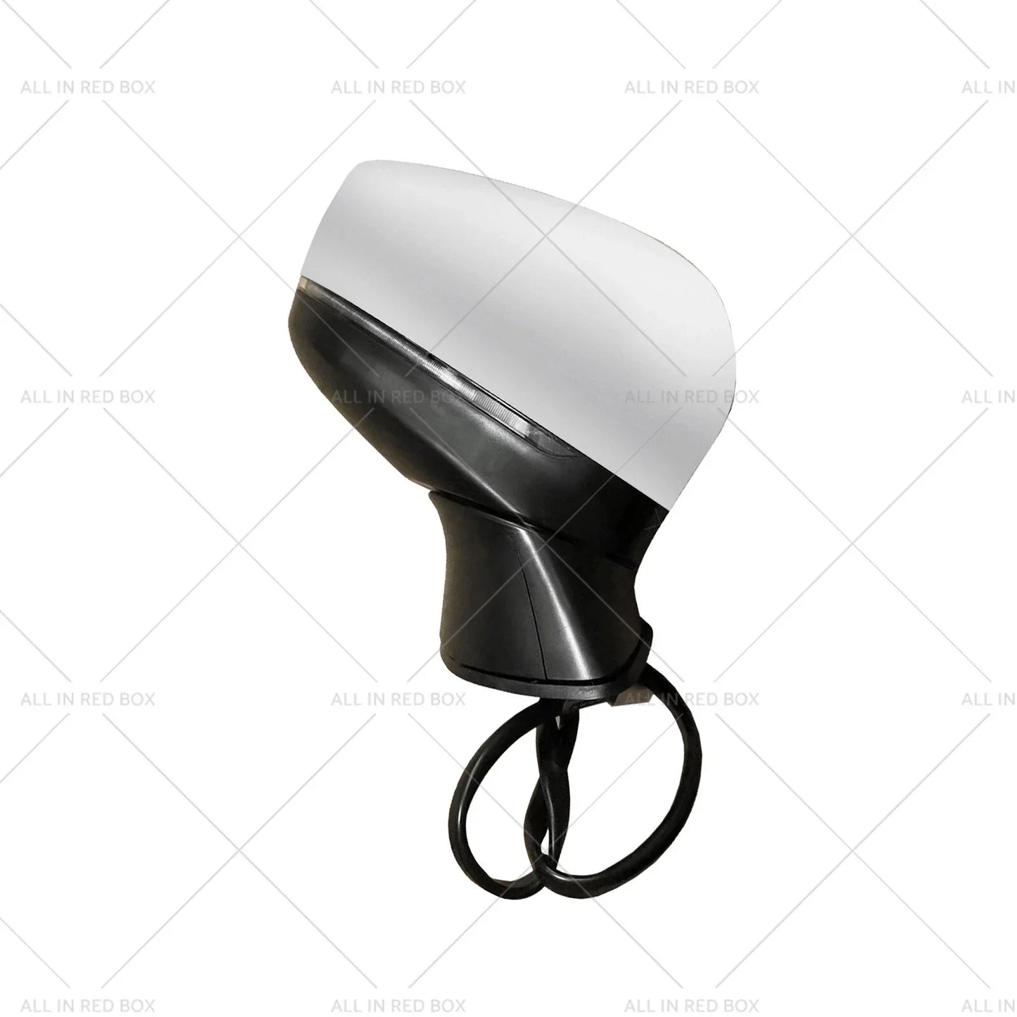 Silver Door Mirror for Mazda CX-5 (2017 - Present) - Blind Spot, 9 Wires