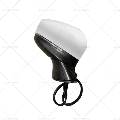 Silver Door Mirror for Mazda CX-5 (2017 - Present) - Blind Spot, 9 Wires