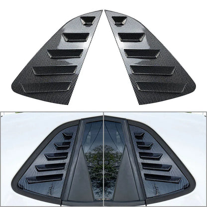 Rear Side Window Louver Vent Trim Covers for VW Polo MK6 (2018 - )