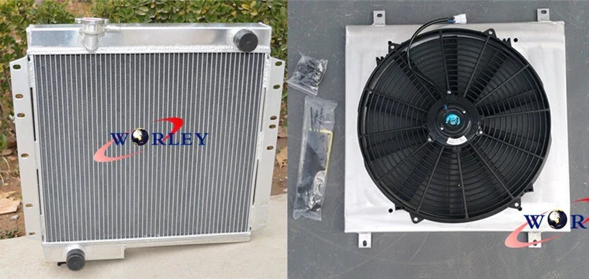 62mm Aluminum Radiator Shroud Fan for Toyota Land Cruiser BJ40 BJ42 HJ45 (1975-1984)