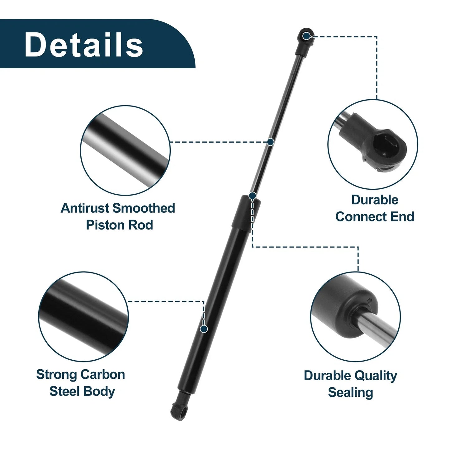 Front Hood Lift Supports Struts for BMW 135i Convertible/Coupe (2007-2013)