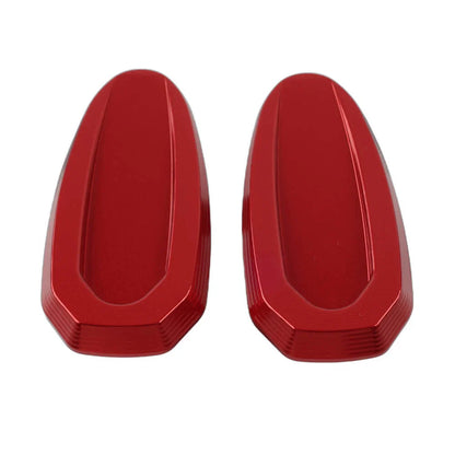 Rearview Mirror Block Off Base Plates Cover Red for BMW S1000RR (2020-2023)