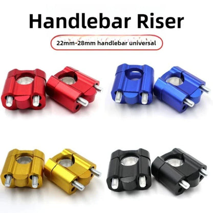 CNC Handlebar Clamp for FatBar Risers Mount Adaptor Part
