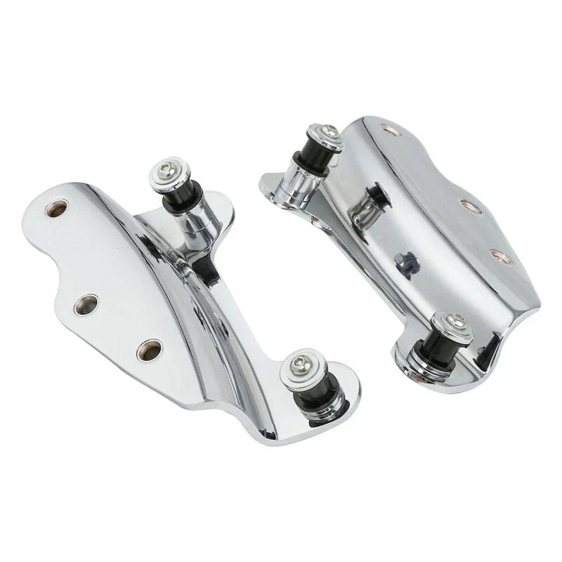 Chrome 4 Point Docking Kit w Covers for Harley Street Glide (2009 - 2013)
