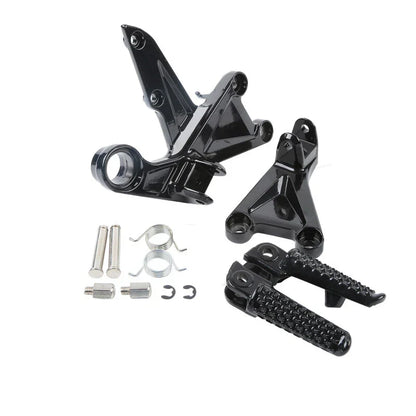 Driver & Passenger Footrests Pegs for Honda CBR1000RR (2008-2016) Black