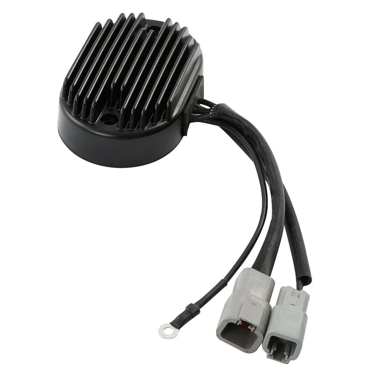 Black Voltage Regulator Rectifier for Harley Heritage Softail Classic (2007)