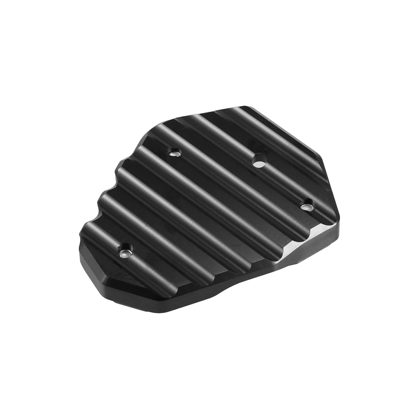 Set Aluminum Alloy Motorcycle Kickstand Pad for BMW S1000RR Titanium Tone