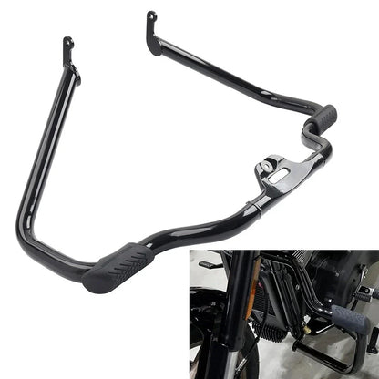 Front Engine Guard Crash Bar for Harley Softail Fat Boy (2018-2024) Black