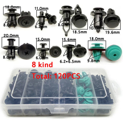 120 Pcs Universal Car Truck Fastener Clips for Door Panel Interior
