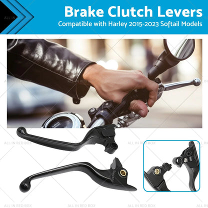 Brake Clutch Levers  for Harley Softail Slim Fat Boy (2015-2023)