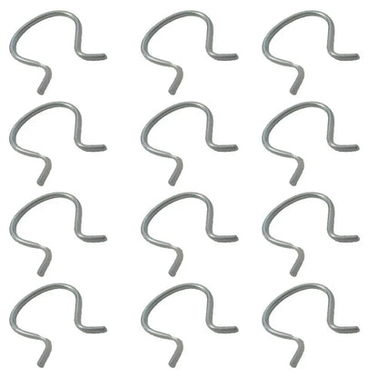 Crank Retainer / 12-Pcs / Door Handle Horseshoe Clip Left Plastic for Vehicle