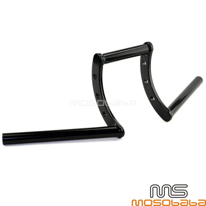 1" Black Handlebar Drag Z Bar for Harley Dyna Softail Sportster