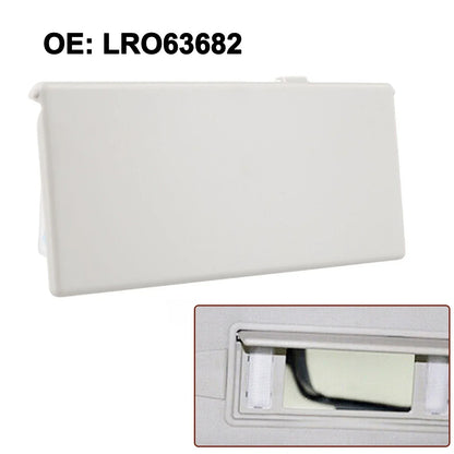 Gray Sun Visor Vanity Mirror Cover for Car